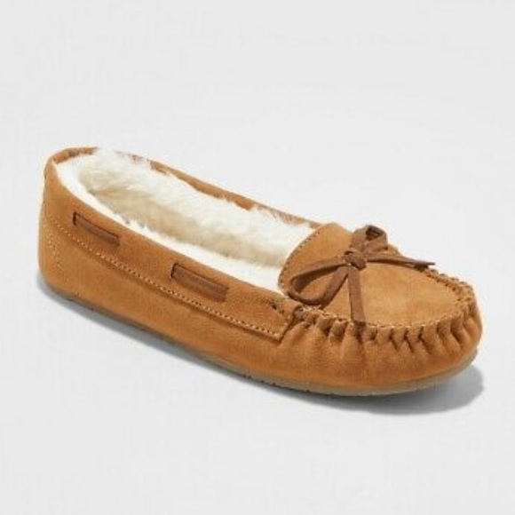 Cat & Jack Other - Girl's Cat & Jack Tan Moccasins Size S(13-1), NWT
